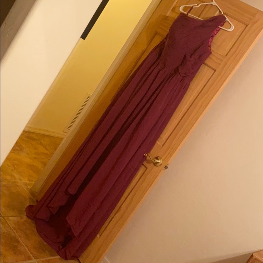 David’s bridal wine dress